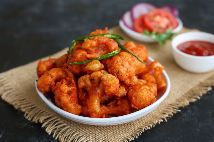 Gobi — frittierter Blumenkohl